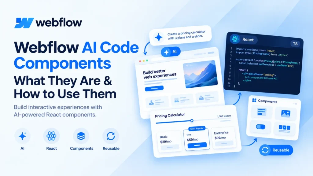 Webflow AI Code Components